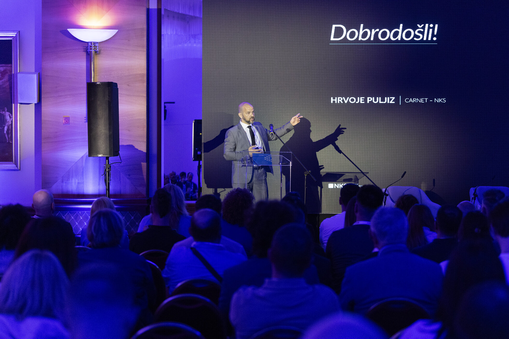 Ravnatelj CARNET-a Hrvoj Puljiz na otvorenju 3. nacionalne NKS konferencije “Kibernetička sigurnost: Čovjek u središtu”